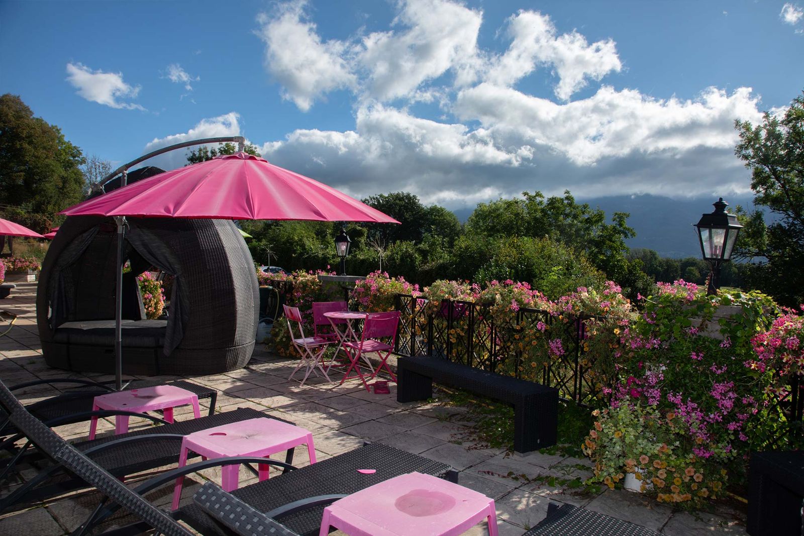 Terrasse abec vue sur la Savoie Terrasse abec vue sur la Savoie