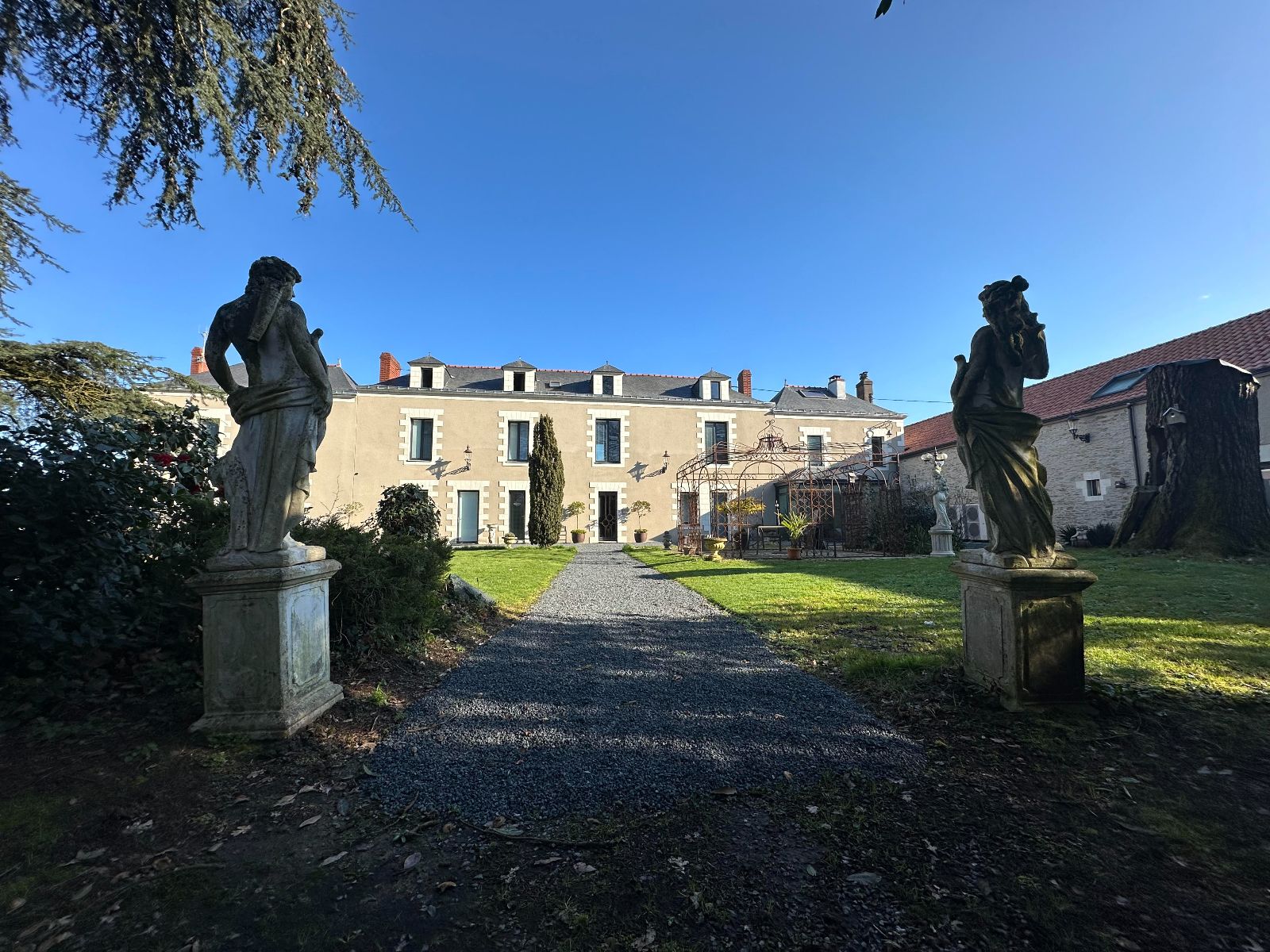 Parc vue de la demeure Parc vue de la demeure