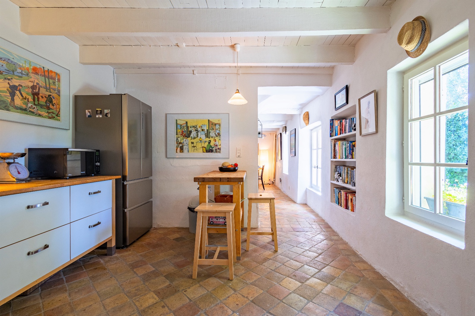 Open plan kitchen