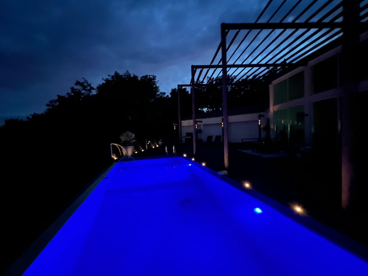 Vue Piscine de nuit