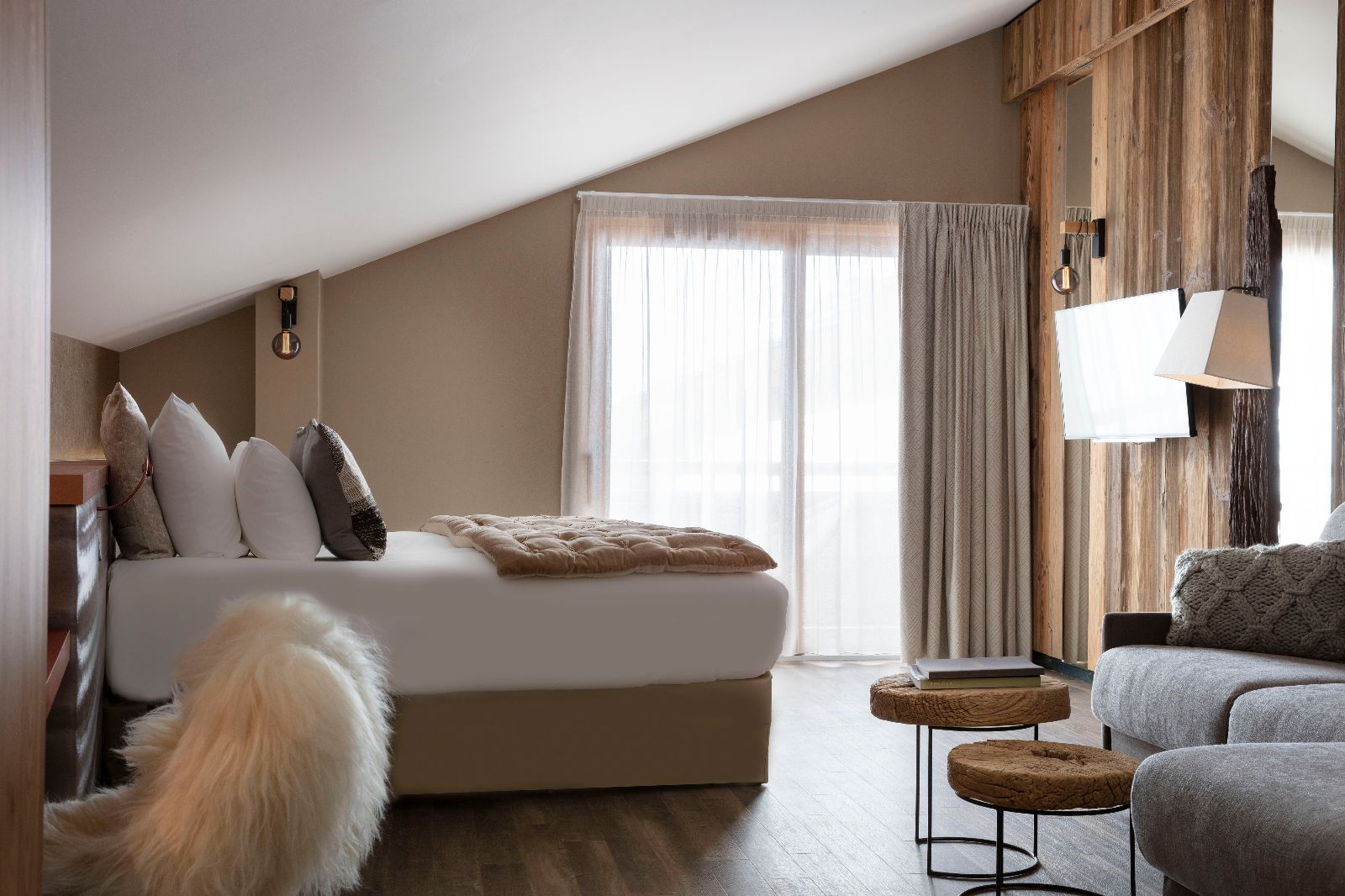 Chambre supérieure hôtel les Grandes Rousses Chambre supérieure hôtel les Grandes Rousses