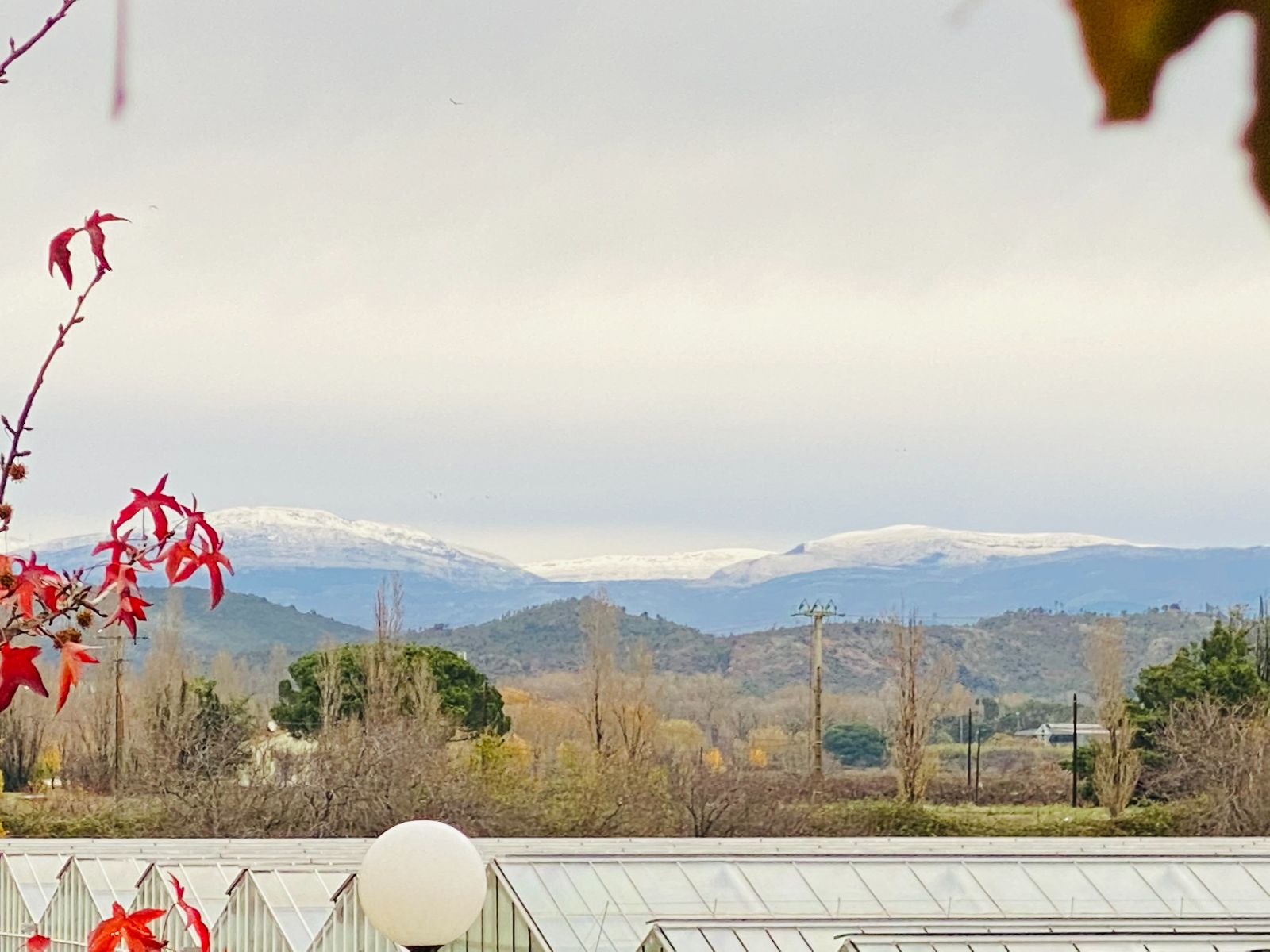 Vue sur l'arrière pays de la terrasse Vue sur l'arrière pays de la terrasse