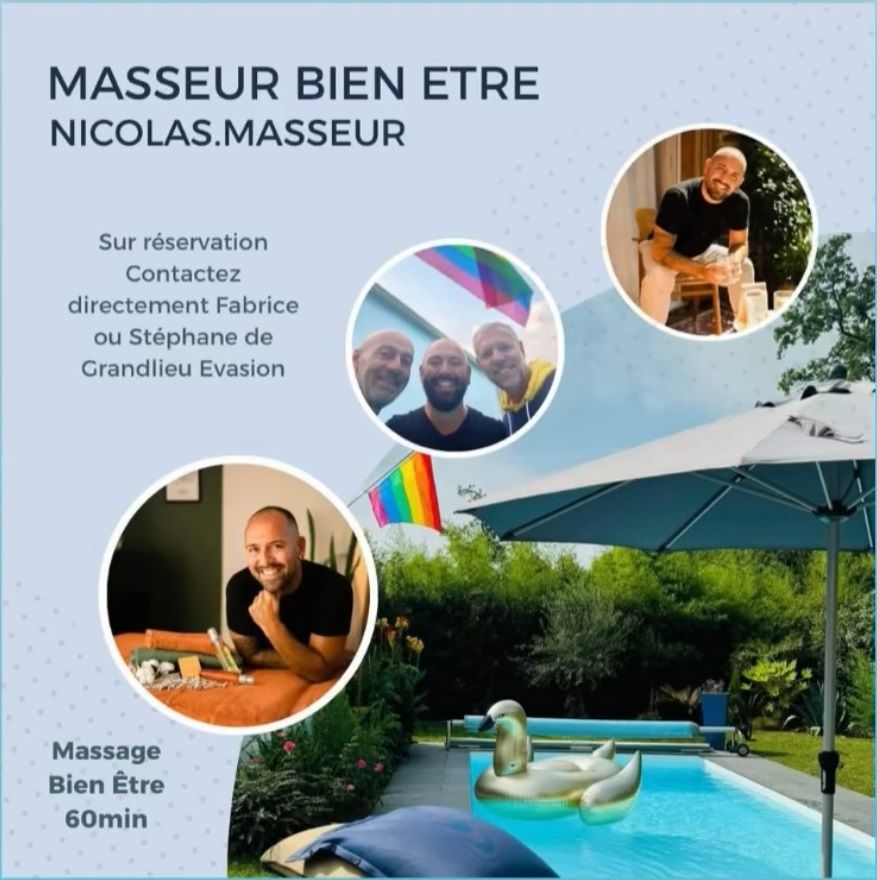 Nicolas, masseur  domicile sur rservation