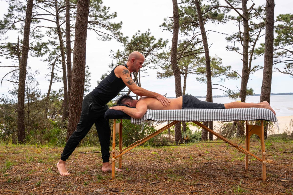 Massage en pleine nature