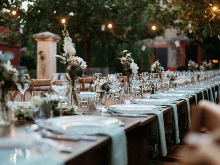 Diner mariage au Clos des Aspres Diner mariage au Clos des Aspres