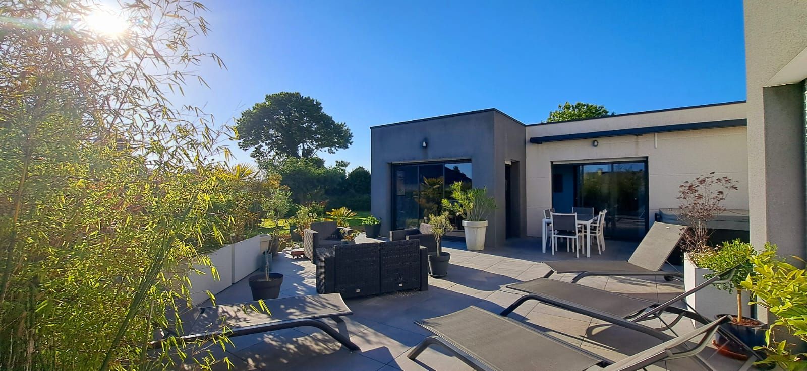 terrasse ouest et jardin terrasse ouest et jardin