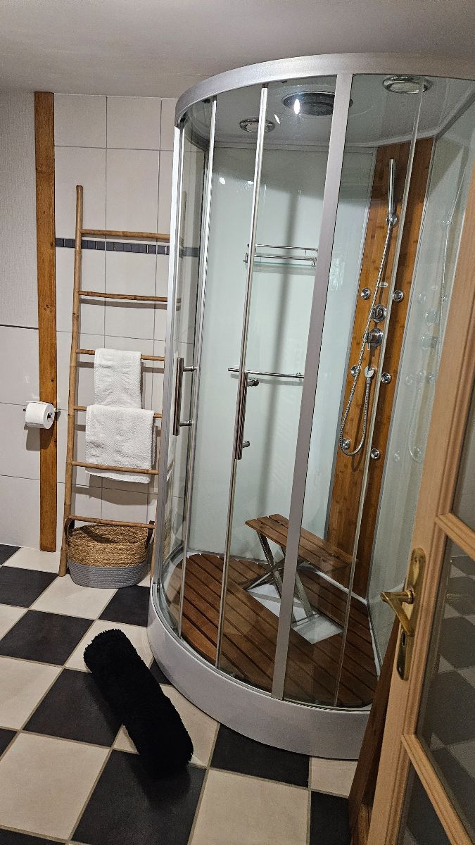 Gite en suite shower room