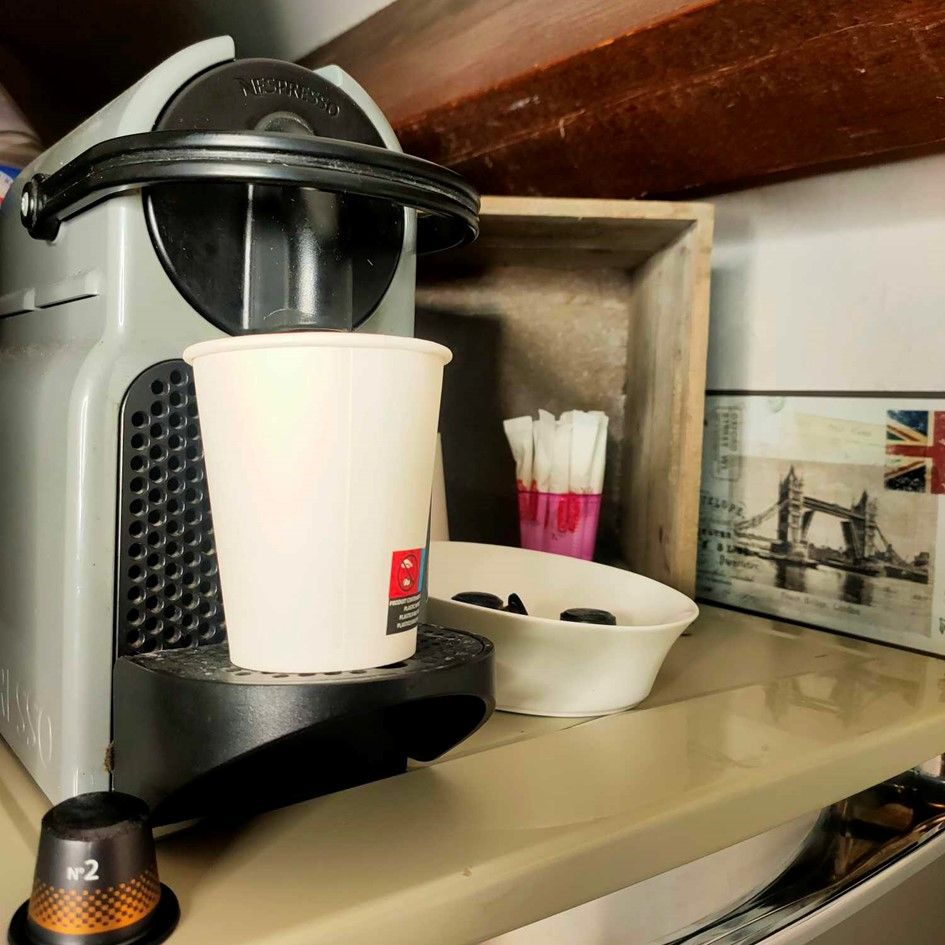 Cafetire Nespresso disponible dans la chambre