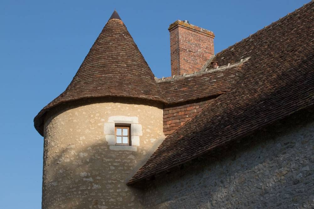 Détail de la toiture du manoir Détail de la toiture du manoir
